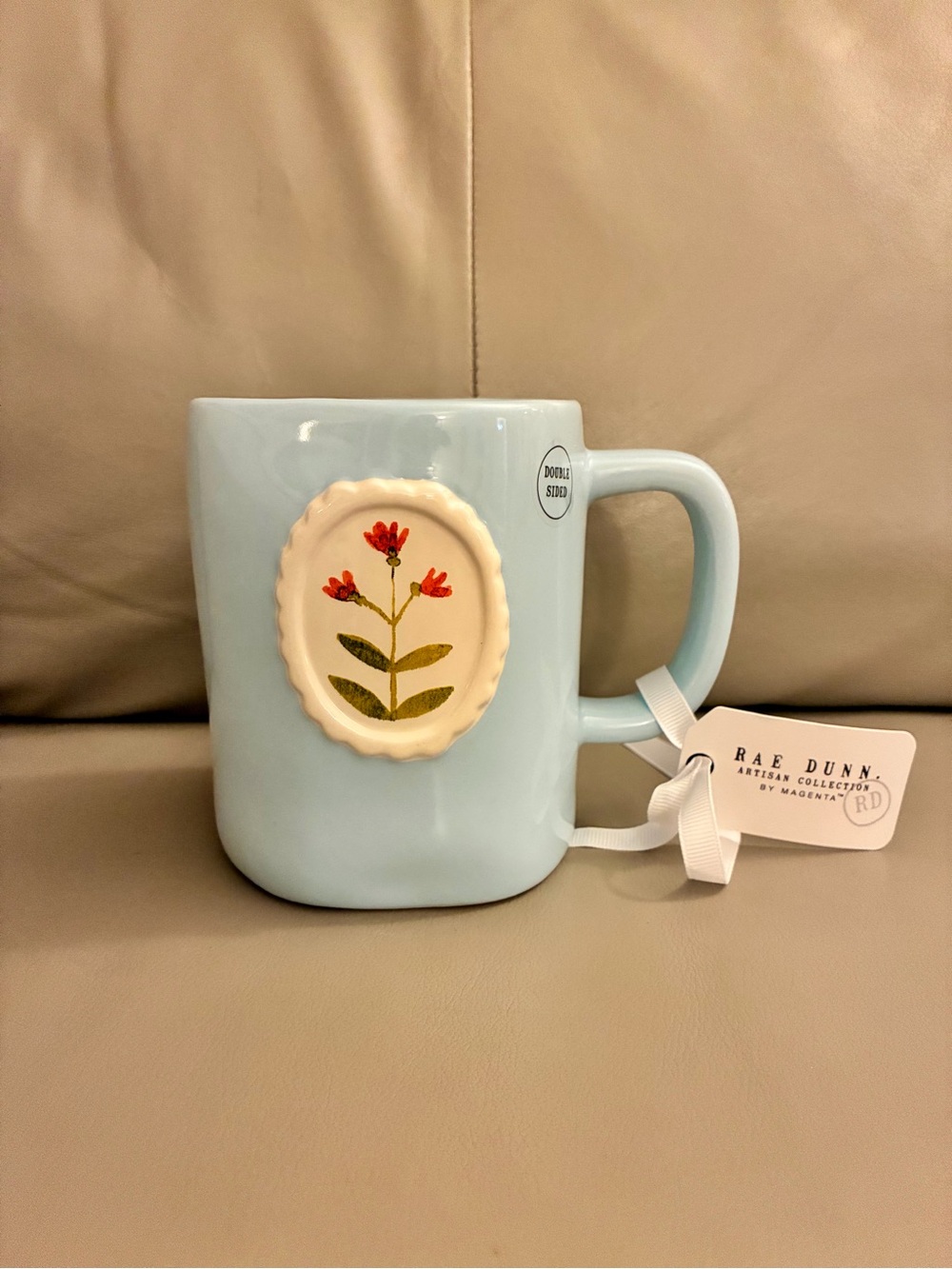 Rae Dunn Artisan Collection Grateful For Every Little Thing Floral Mug